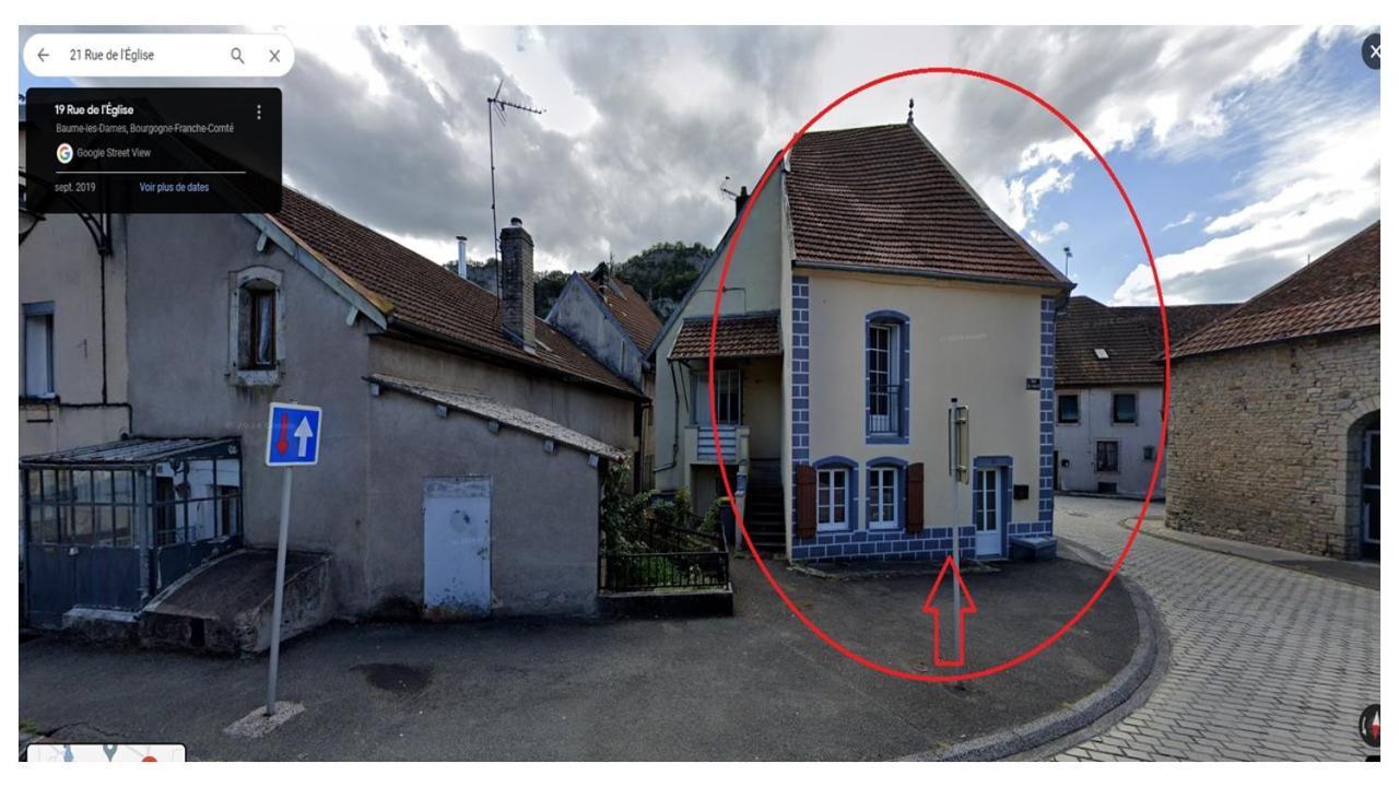 Appartement Meuble Duplex T3. Baume-les-Dames Exteriér fotografie